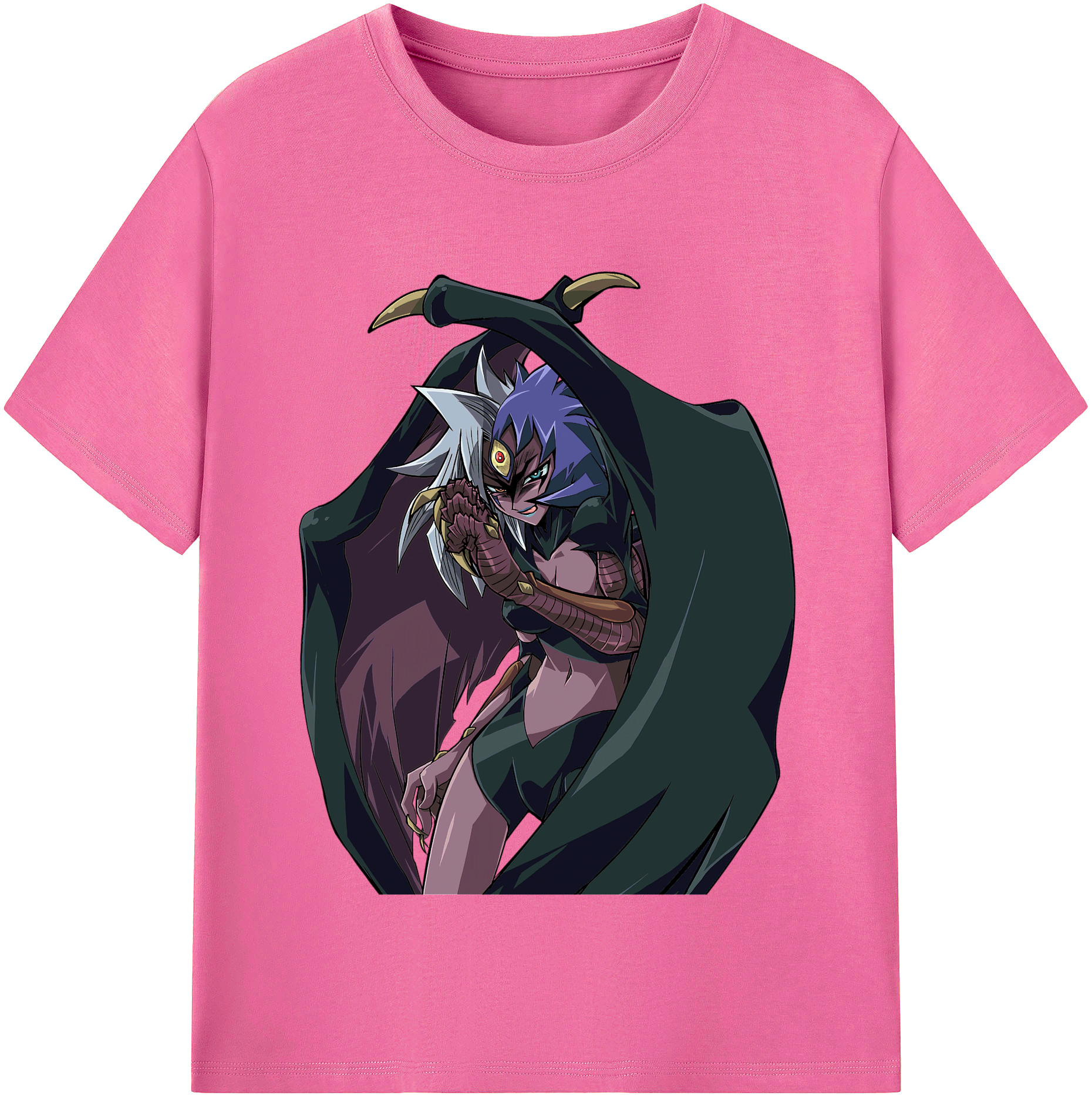 （画像用） 遊☆戯☆王 Yu-Gi-Oh! レディースカジュアルプリントTシャツ（綿100％）